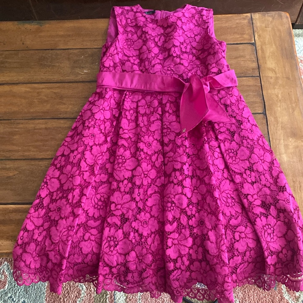 Carolina Herrera Girls Lace Formal Dress size 12